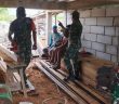 Pupuk Kekompakan dan Kebersamaan, Babinsa Bomberai Karya Bakti Bersama Warga