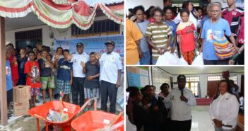 Pemkab Maybrat Launching Bansos Sumber Dana Otsus Papua, Wabup Imbau Warga Jaga Keamanan Akhir Tahun.