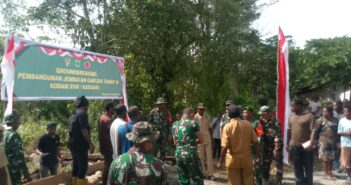 TNI Mulai Pembangunan Jembatan di Aisyo, Perkuat Akses Pendidikan dan Mobilitas Warga.