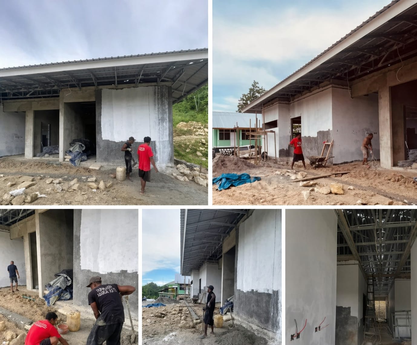 Pekerjaan Puskesmas Kokas - Foto: Istimewa 