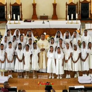 49 Anak Terima Komuni Pertama di Gereja Katolik Paroki Santo Yosep Fakfak