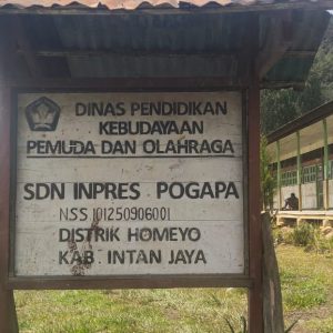 2 Tahun Pendidikan Lumpuh Total Di Distrik Homeyo Kabupaten Intan Jaya