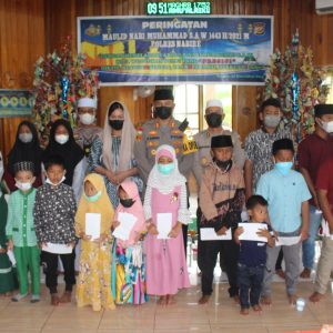 Kapolres Hadiri Peringatan Maulid Nabi Muhammad SAW 1443 H Di Nabire