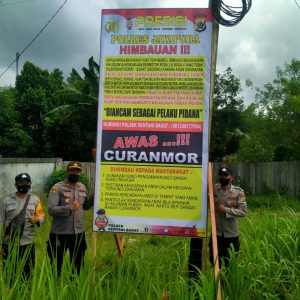 Waspada Curanmor Polisi Di Sentani Barat Sampaikan Himbauan Kamtibmas Kepada Masyarakat