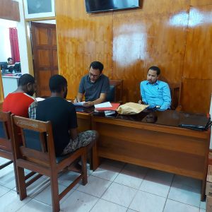 Tiga Tersangka Dengan Dua Perkara Pencurian Motor Dengan Kekerasan Dilimpahkan Penyidik Polres Nabire Ke Jaksa