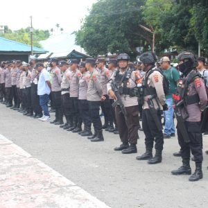 Polres Nabire Gelar Razia, Sejumlah Sajam, Miras Dan Narkoba Berhasil Diamankan