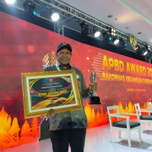 Pemerintah Kabupaten Intan Jaya Raih Peringkat Kedua dalam APBD Award 2023