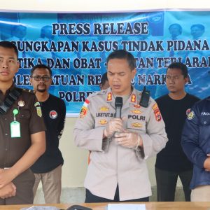 Pengungkapan Kasus Sekaligus Pemusnahan Barang Bukti Tindak Pidana Narkotika