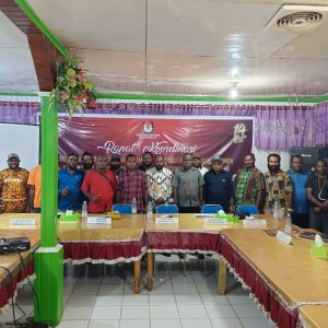 KPU Intan Jaya Laksanakan Rapat Koordinasi Verifikasi Administrasi Dokumen