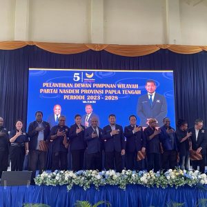 Dewan Pimpinan Wilayah Partai Nasdem Provinsi Papua Tengah Resmi Dilantik