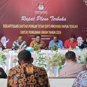 DPT Provinsi Papua Tengah Ditetapkan KPU Hari Ini