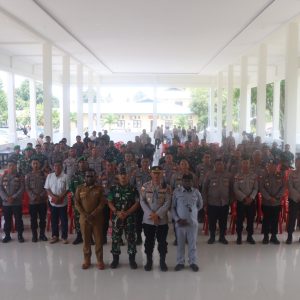 Jelang Pemilu 2024, Polres Nabire Gelar Sosialisasi Pemilu Serentak Bagi Personel TNI-POLRI