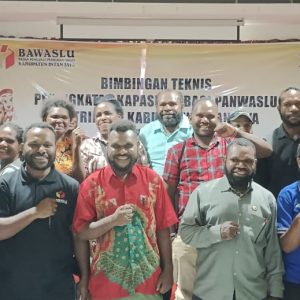 Bawaslu Intan Jaya Laksanakan Bimtek Peningkatan Kapasitas