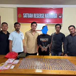 Terduga Pelaku Tindak Pidana Narkotika Jenis Ganja Dibekuk Satresnarkoba Polres Nabire