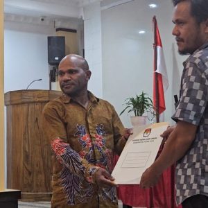 Terima Salinan DPS, Pemkab Apresiasi Kerja-Kerja KPU Intan Jaya