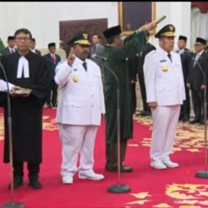 Akhirnya Gubernur Papua Pegunungan Dilantik Presiden Prabowo