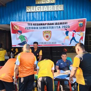 Polres Nabire Gelar Kesamaptaan Jasmani Berkala Semester I Tahun 2025