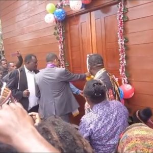 Pos PI Amin Kingmi Dibuka Ketua Klasis Kabupaten Nabire