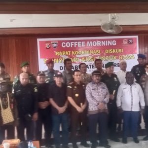 Ini Hasil Diskusi Forkopimda Nabire Terkait Unras, Bersama Para Tokoh Adat Serta Organisasi