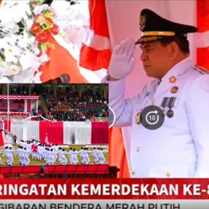 HUT ke-80 RI di Fakfak, Paskibraka Bentuk Garuda dan 87 Warga Binaan Dapat Remisi