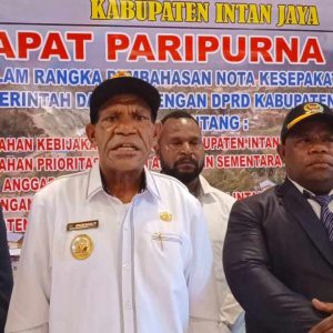PJ Bupati Intan Jaya Mengaku Telah Menandatangani Nota Kesepahaman Dengan DPRD